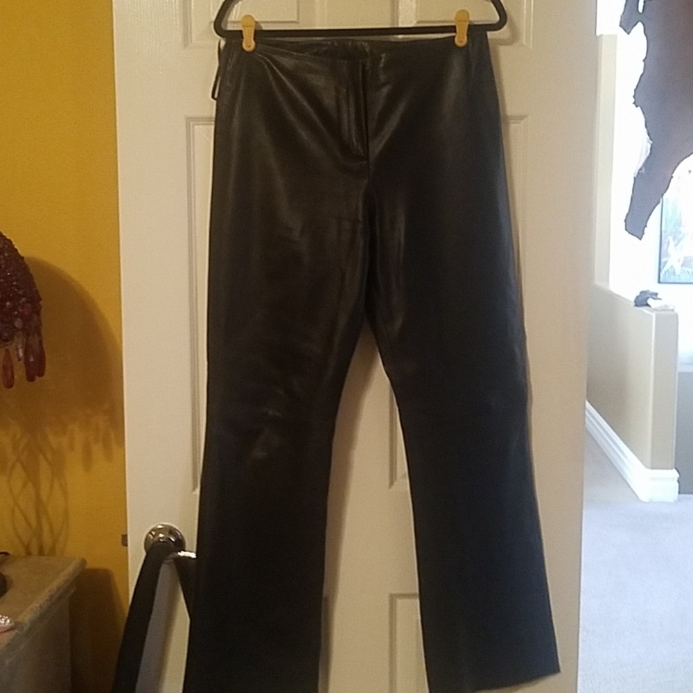 Leather pants